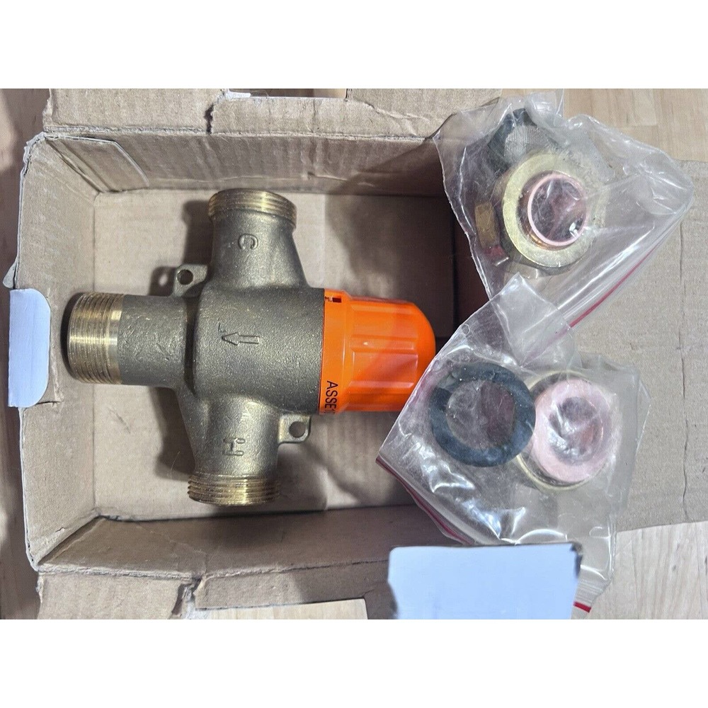 Moen 104465 Mixing Tee with 1/2 Inch FIP or 3/8 Inch Compression Fittings